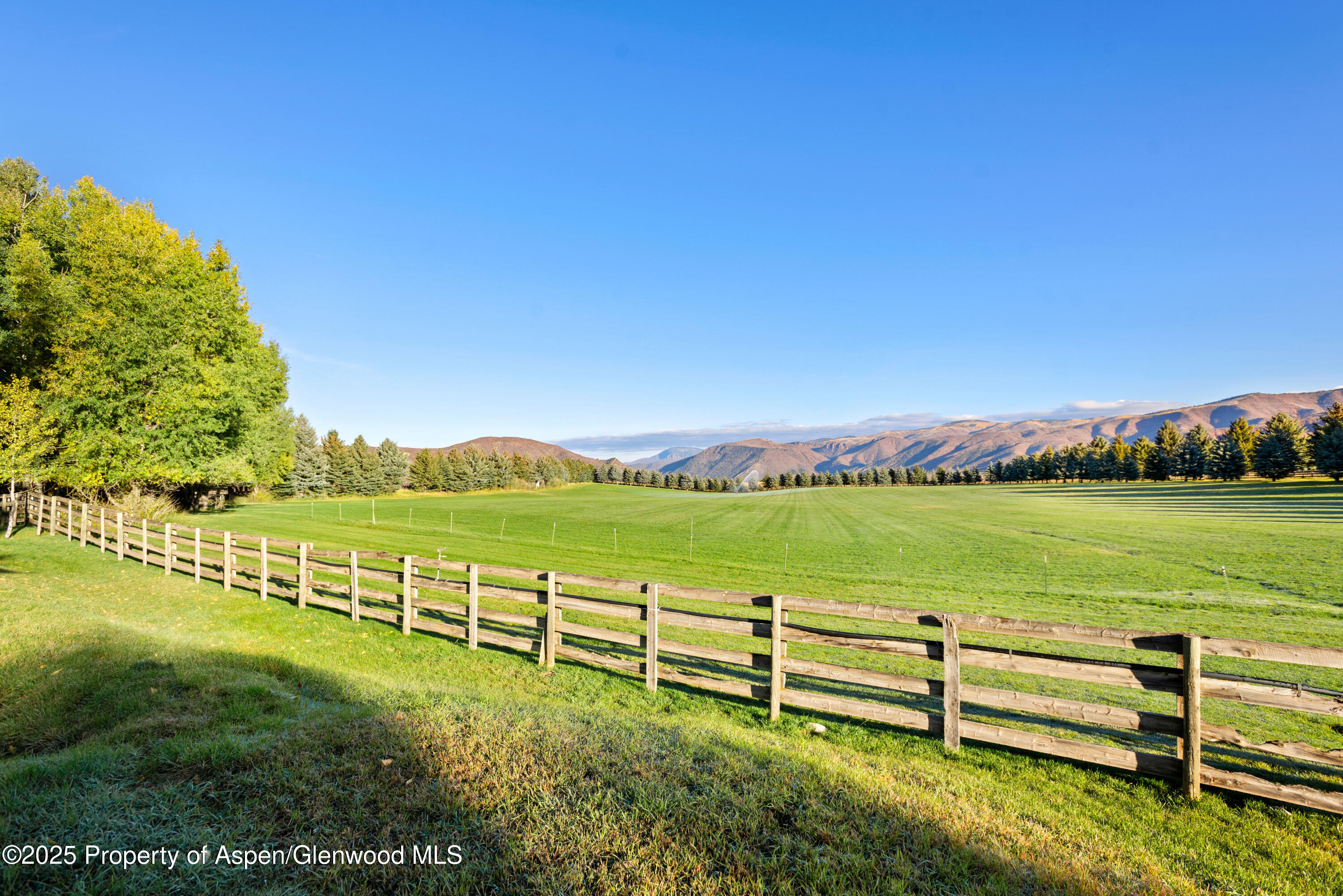 1650 McLain Flats Road Aspen, CO 81611 - Photo 17 of 72 a view of a green field with clear sky