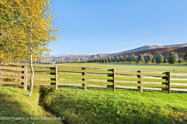 a view of an outdoor space with mountain view
