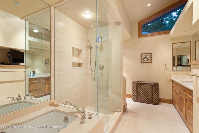 a view of a building with a swimming pool