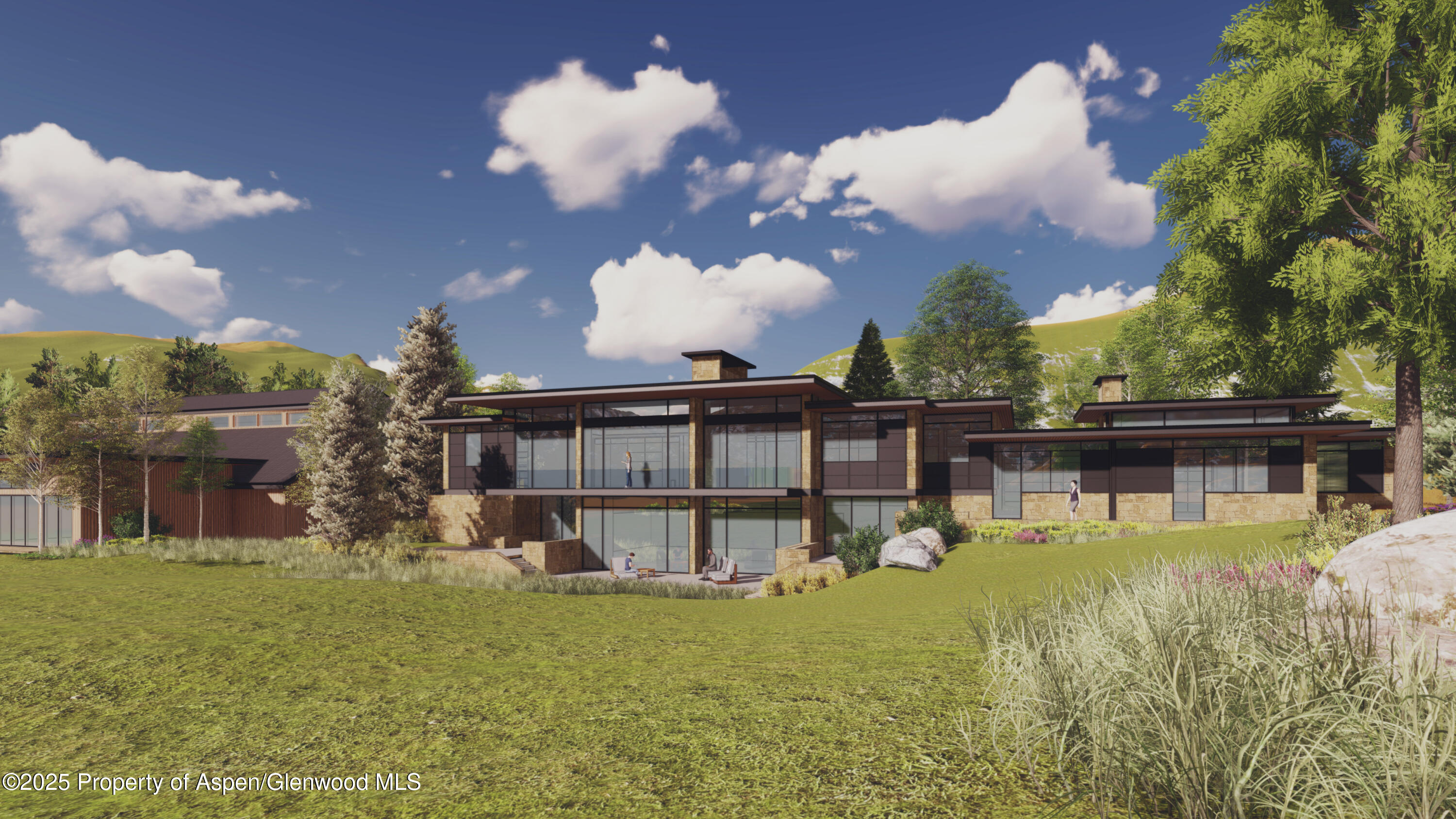 1650 McLain Flats Road Aspen, CO 81611 - Photo 72 of 72 a view of a house with backyard and sitting area