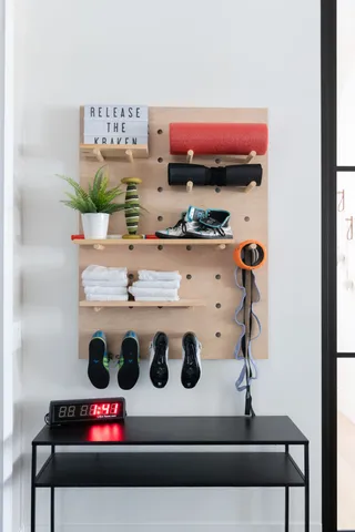 a kitchen with a stove and cabinets