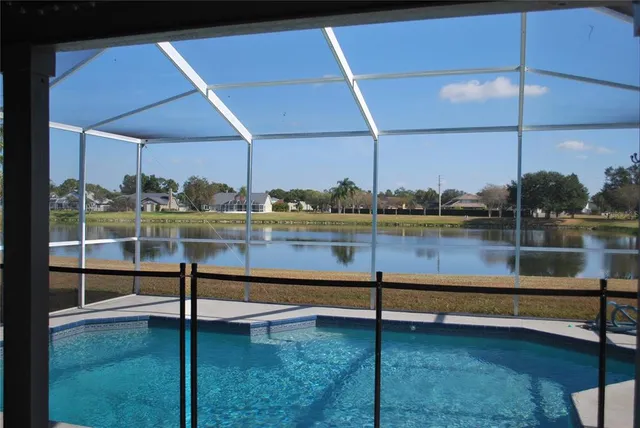a view of living room with furniture and umbrella