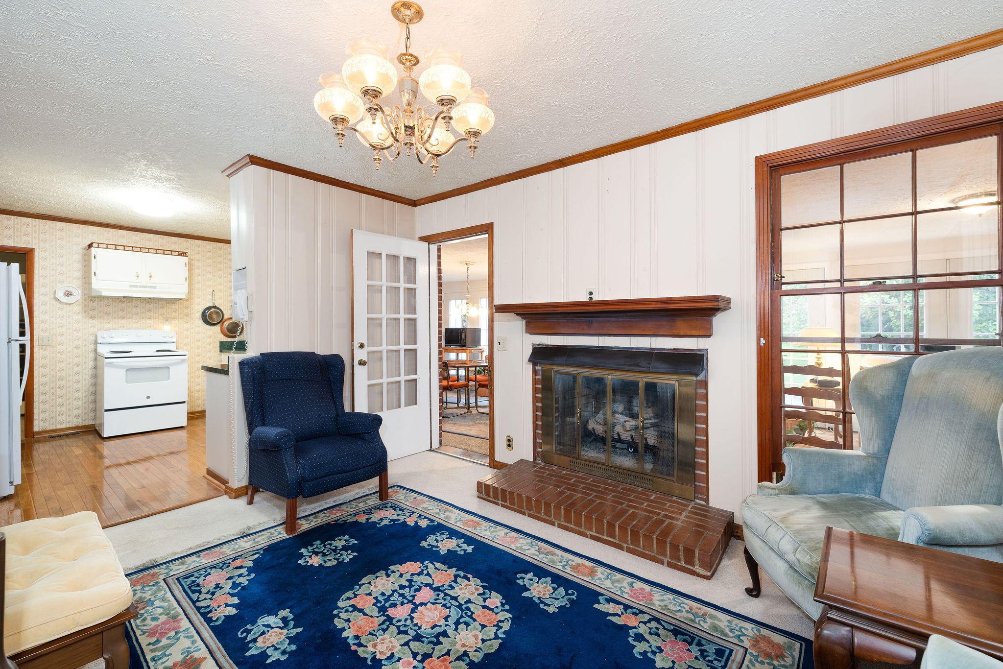 805 Vantrease Road Madison, TN 37115 - Photo 25 of 60 a living room with furniture and a fireplace