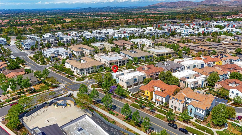 202 Cultivate Irvine, CA 92618 - Photo 61 of 65 an aerial view of residential houses with outdoor space