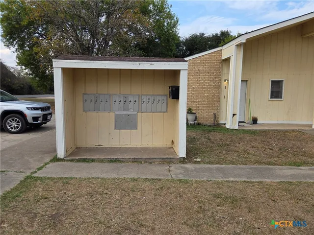 a view of a car garage