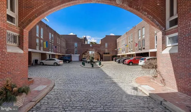 a car parked on the side of a street