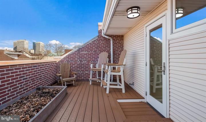508 Addison Street Philadelphia, PA 19147 - Photo 12 of 14 a view of a balcony with chairs