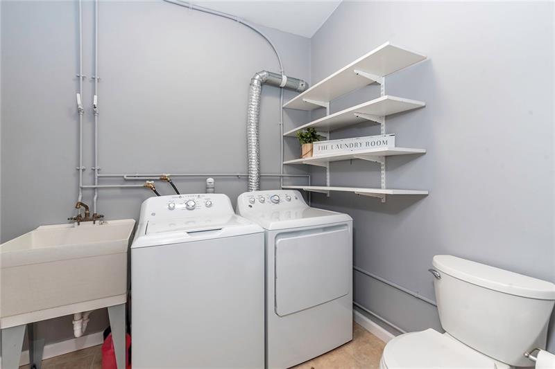 115 Nike Road Coraopolis, PA 15108 - Photo 13 of 25 Spacious laundry room with shelving for storage.