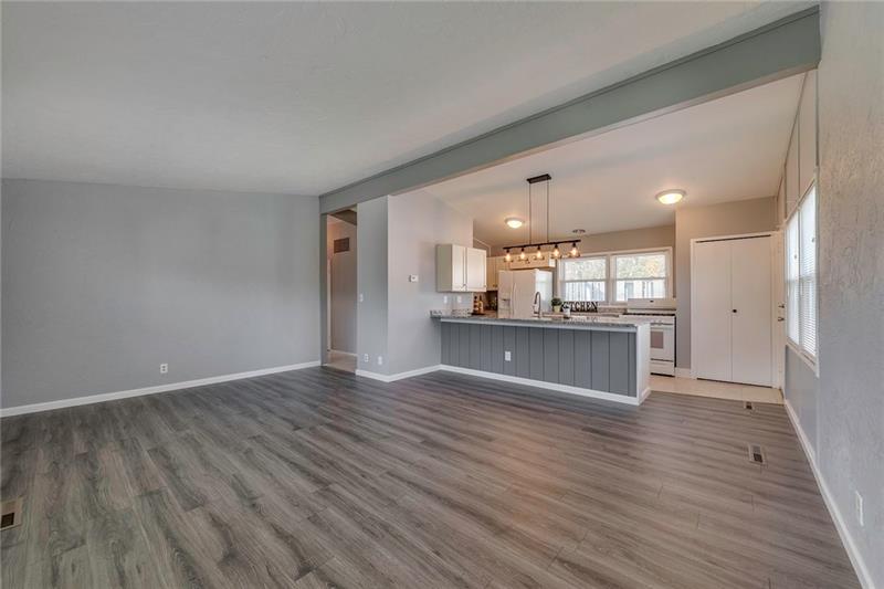 115 Nike Road Coraopolis, PA 15108 - Photo 8 of 25 Living room space is open to kitchen. Great for entertaining!