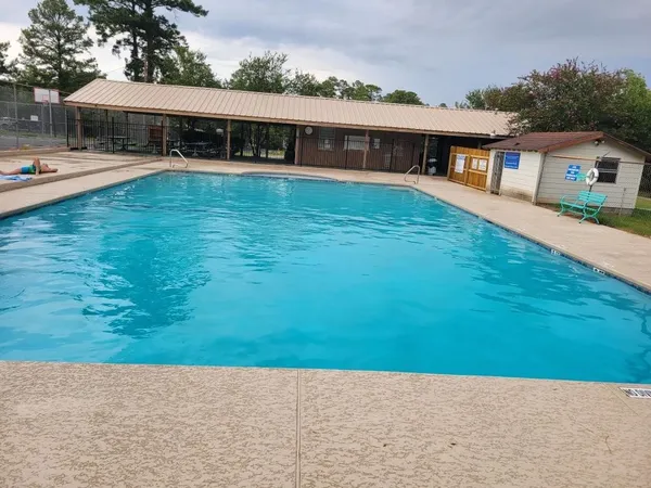 a view of a house with pool