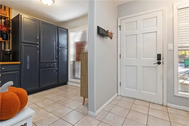 a view of a livingroom with a chair