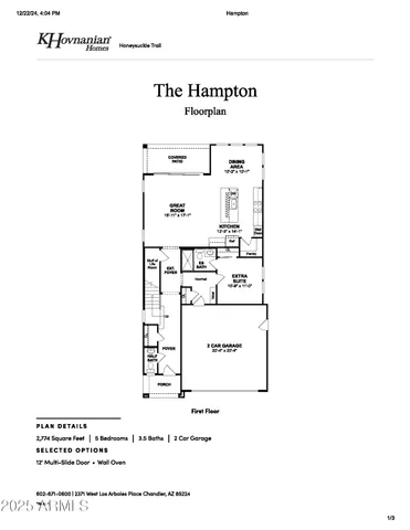 $3,800 | 2430 West Los Arboles Place, Chandler, AZ 85224