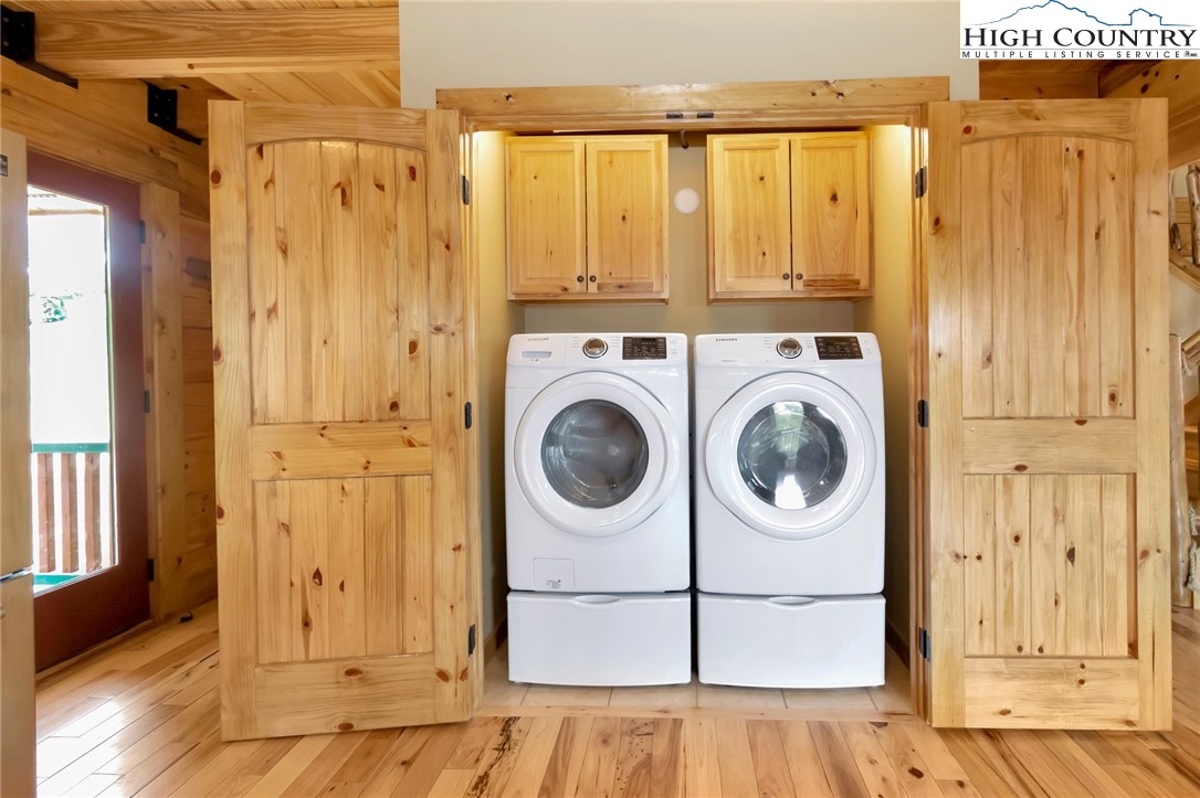 200 Nit Noi Row Boone, NC 28607 - Photo 17 of 45 a utility room with dryer and washer