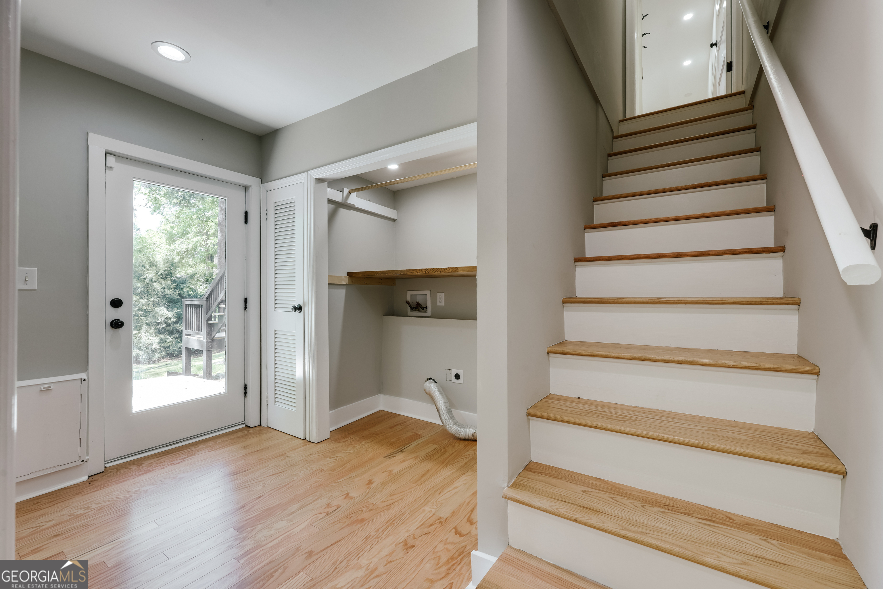 290 Fortson Drive Athens, GA 30606 - Photo 34 of 61 a view of entryway with wooden floor and front door