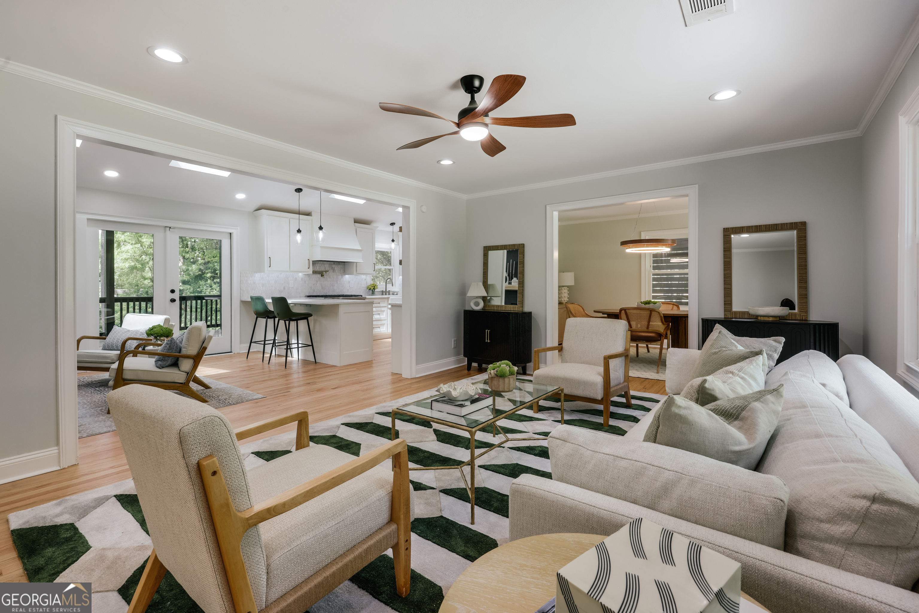 290 Fortson Drive Athens, GA 30606 - Photo 5 of 61 a living room with furniture and a view of kitchen