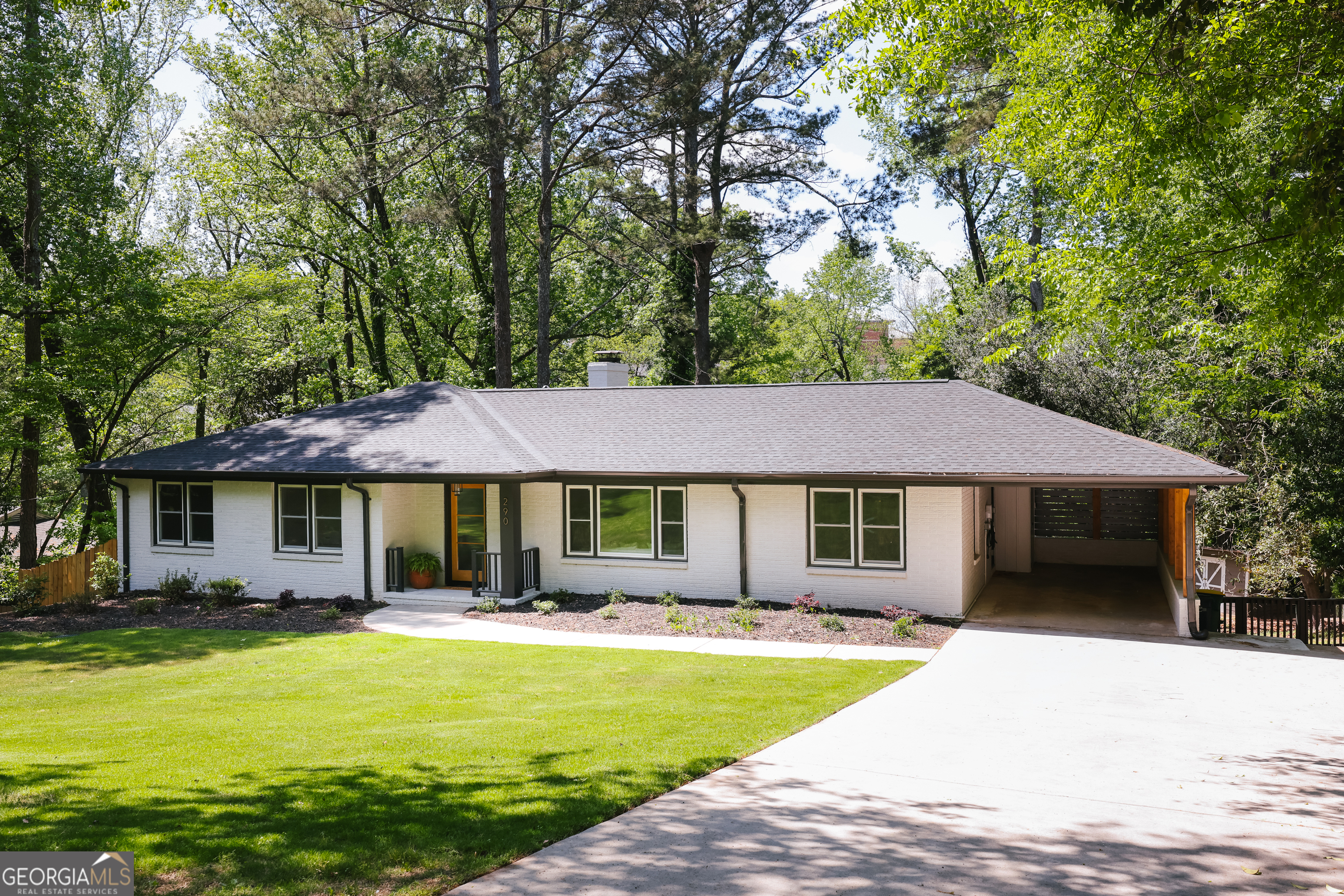 290 Fortson Drive Athens, GA 30606 - Photo 54 of 61 a front view of a house with a garden