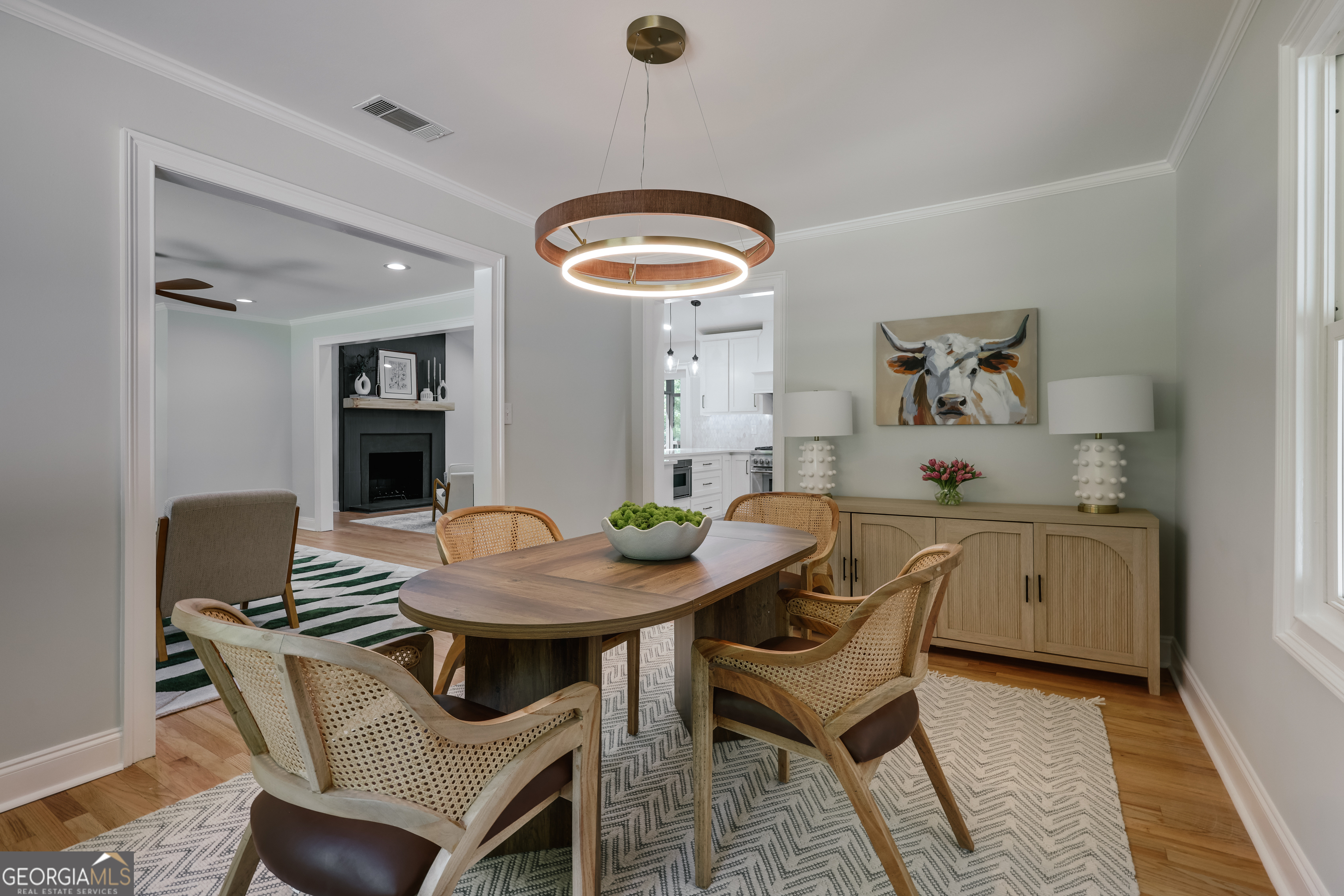 290 Fortson Drive Athens, GA 30606 - Photo 7 of 61 a view of a dining room with furniture and wooden floor
