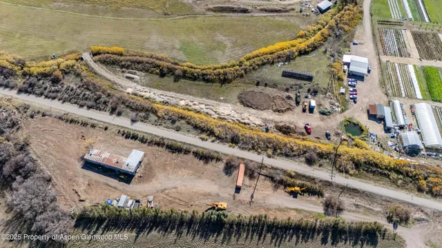 a living room with a bed