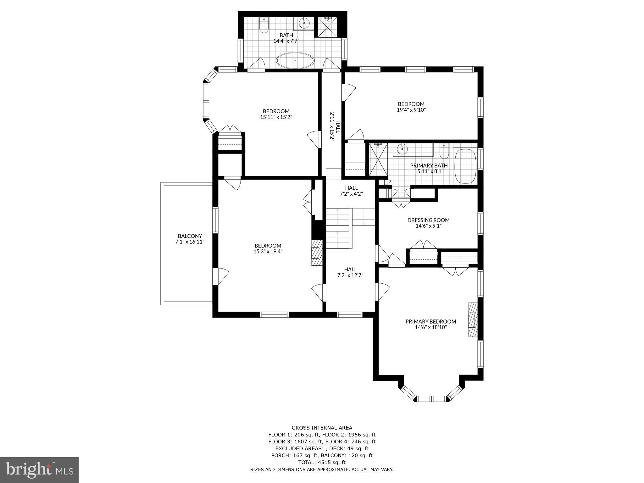 113 High Street Cambridge, MD 21613 - Photo 46 of 56 2nd Floor Layout