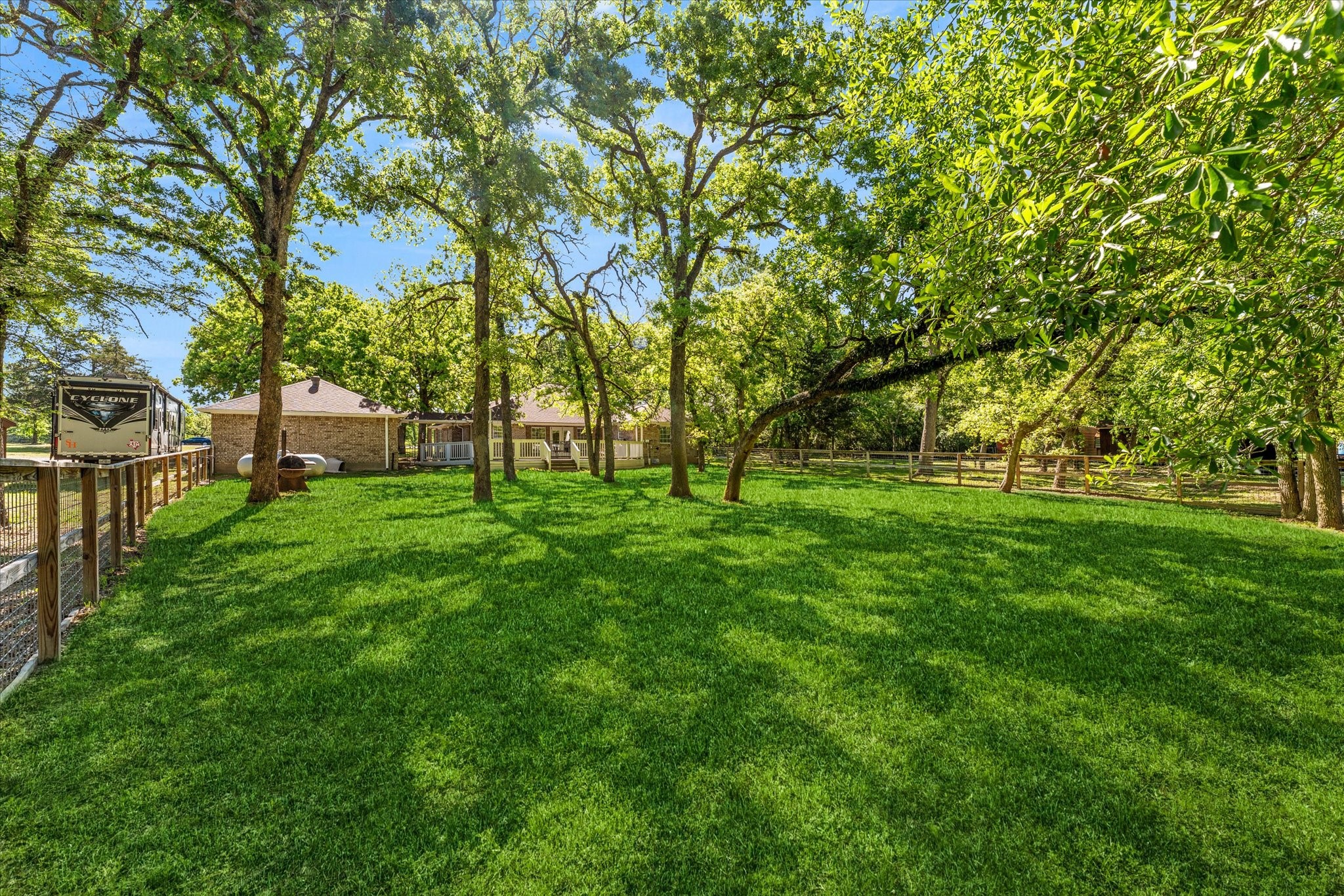 2525 Peach Creek Road College Station, TX 77845 - Photo 27 of 41 Shaded backyard