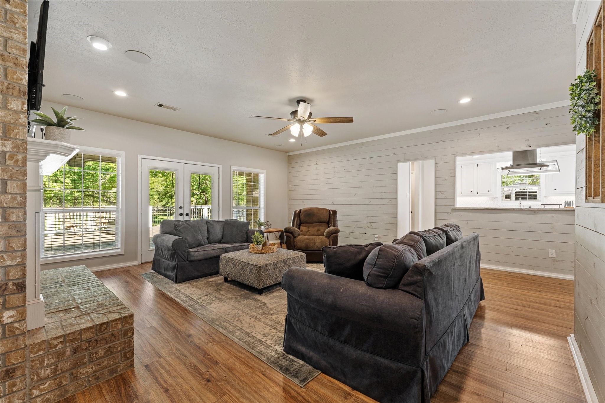 2525 Peach Creek Road College Station, TX 77845 - Photo 8 of 41 Living room is open the the kitchen