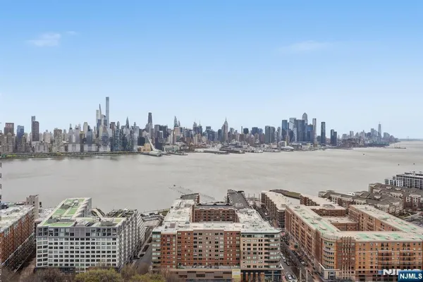 a view of a city with ocean