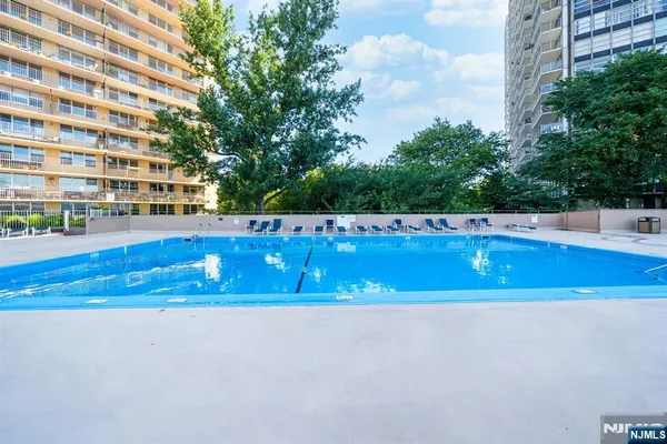 a view of a swimming pool