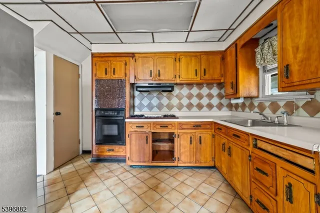 a room with blue painted walls