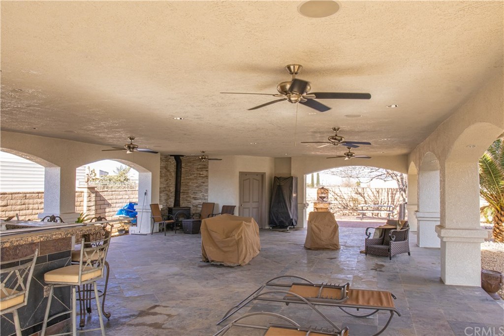 9366 9th Avenue Hesperia, CA 92345 - Photo 37 of 39 Newly painted cabana/dining area
New ceiling fans