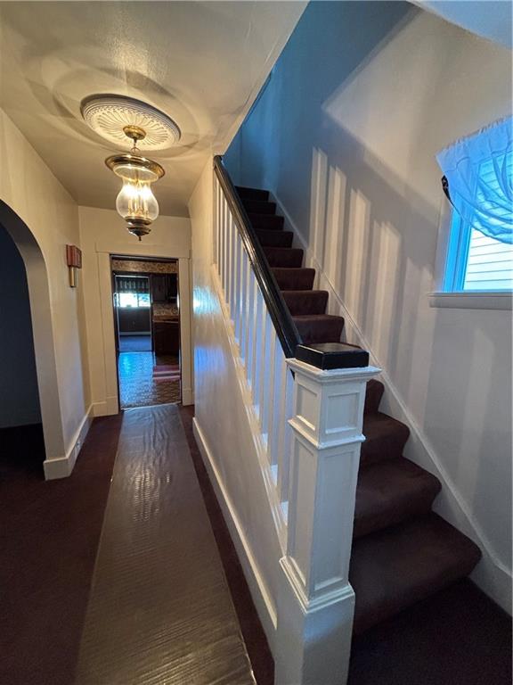 603 7th Avenue Coraopolis, PA 15108 - Photo 2 of 13 a view of entryway and hall with wooden floor