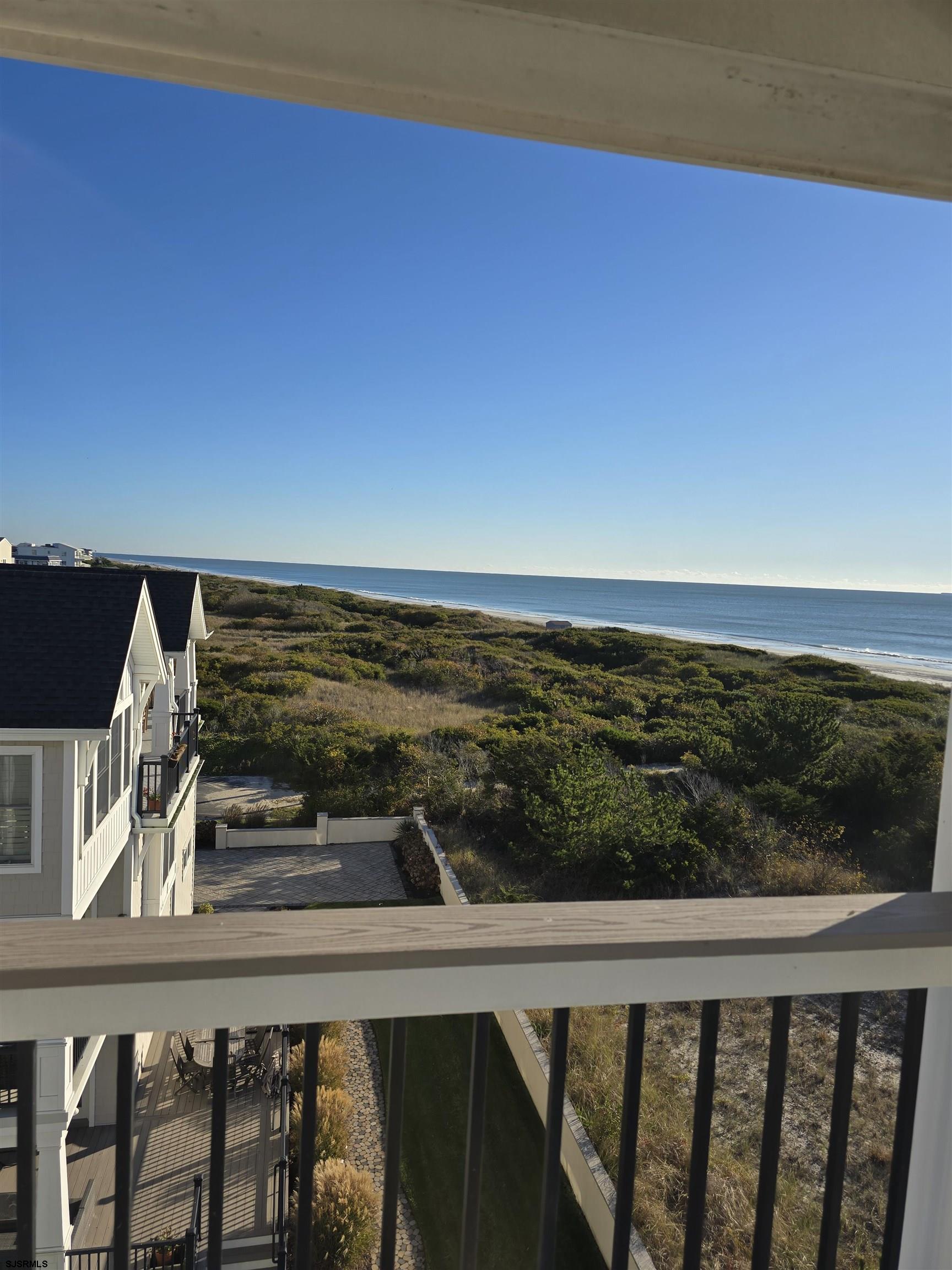 321 6th Street South, Unit 1 Brigantine, NJ 08203 - Photo 14 of 16 a view of a balcony with an ocean view