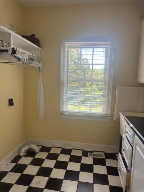 865 Morgan Valley Road Rockmart, GA 30153 - Photo 24 of 30 a black and white checkered floor with a black white checkered floor