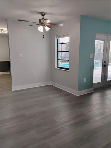 a view of front door