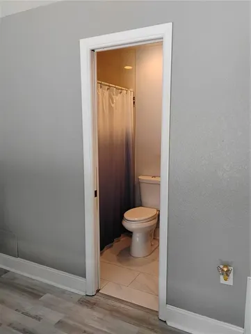 a close view of a shower in the bathroom