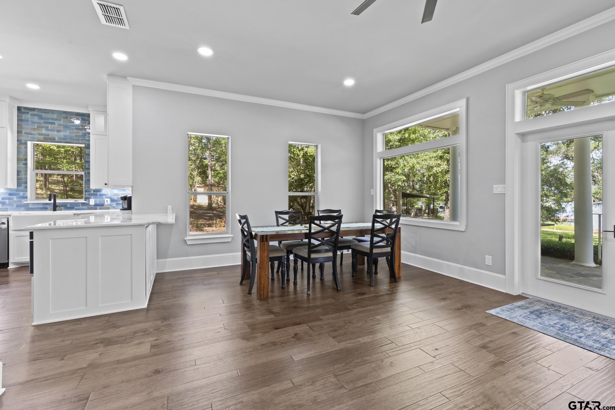 18630 Eastside Road Troup, TX 75789 - Photo 15 of 47 a view of a dining room with furniture and window