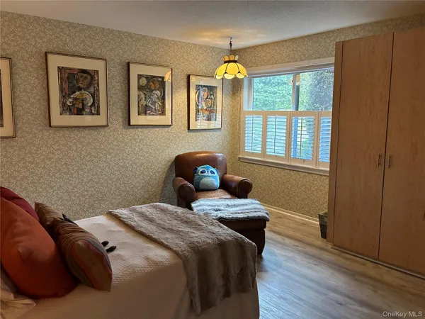 a outdoor living space with furniture