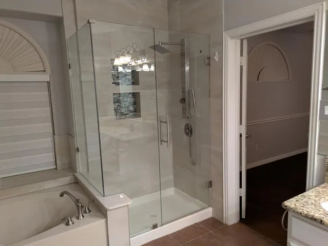 a view of a backyard of a house