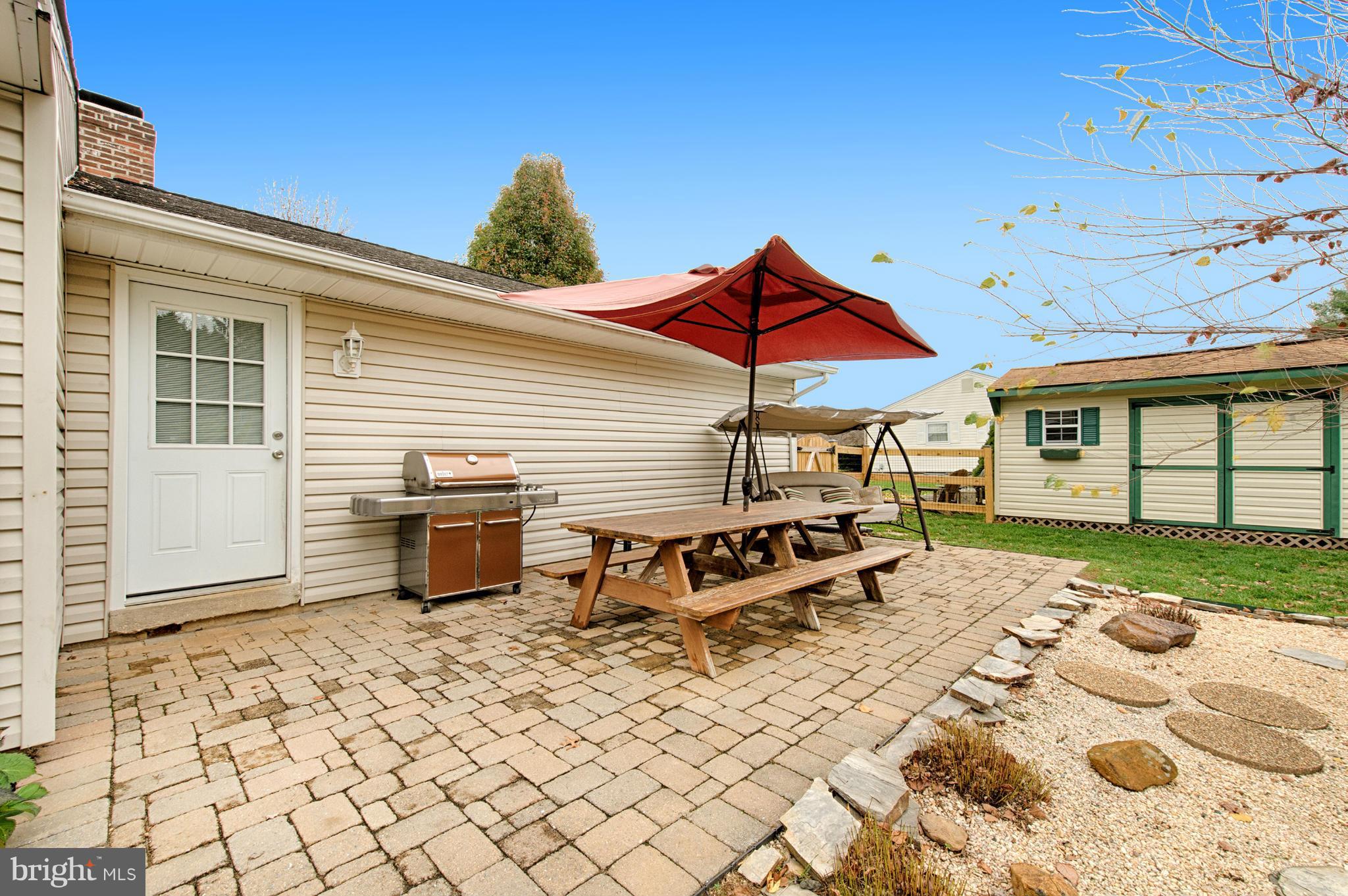 536 Stratford Road Fallston, MD 21047 - Photo 26 of 30 a view of a house with backyard and sitting area