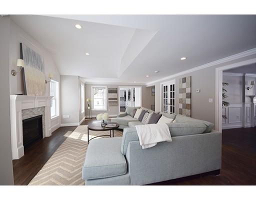 64 Bristol Road Wellesley, MA 02481 - Photo 6 of 28 a living room with furniture and a fireplace