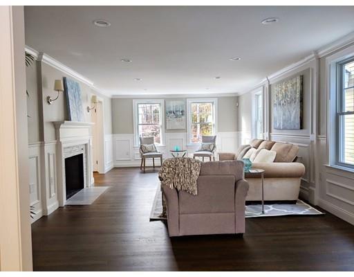 64 Bristol Road Wellesley, MA 02481 - Photo 8 of 28 a living room with furniture and a fireplace