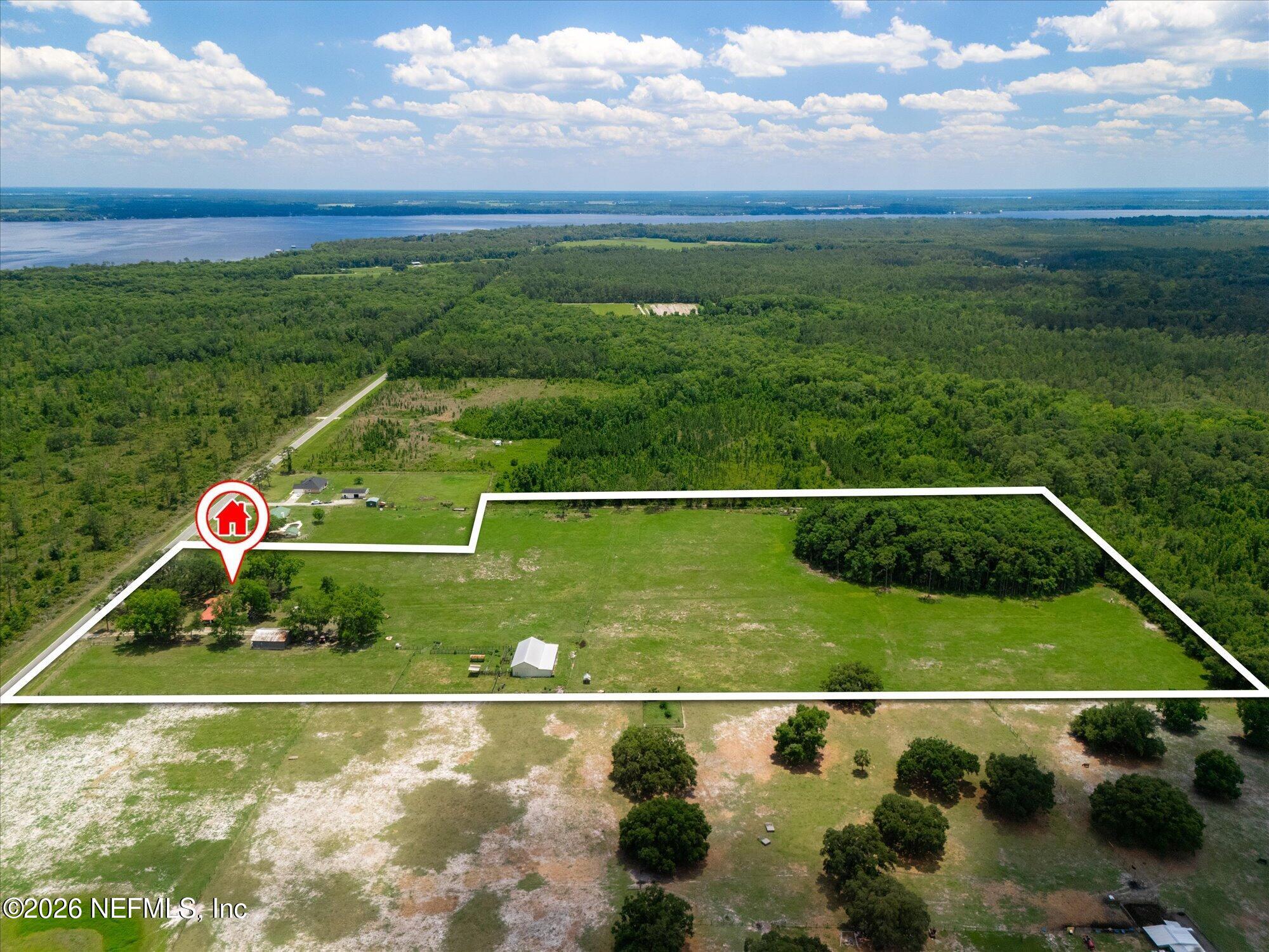 786 West River Road Palatka, FL 32177 - Photo 42 of 53 a view of yard with swimming pool