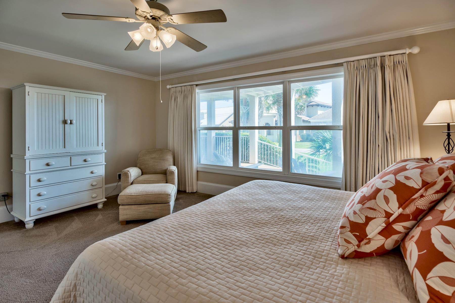 601 Blue Mountain Road Santa Rosa Beach, FL 32459 - Photo 24 of 51 a bedroom with a bed and a window