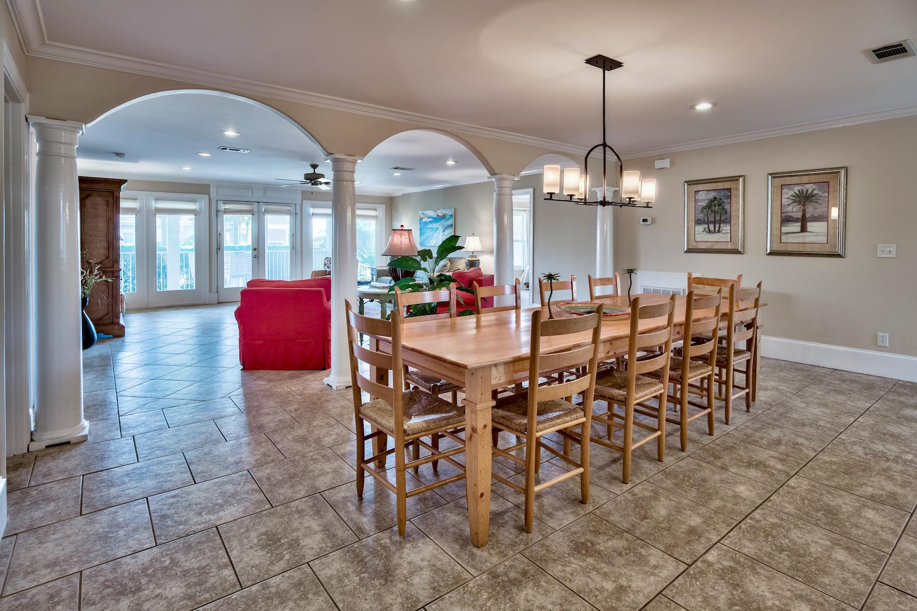 601 Blue Mountain Road Santa Rosa Beach, FL 32459 - Photo 10 of 51 a view of a dining room with furniture