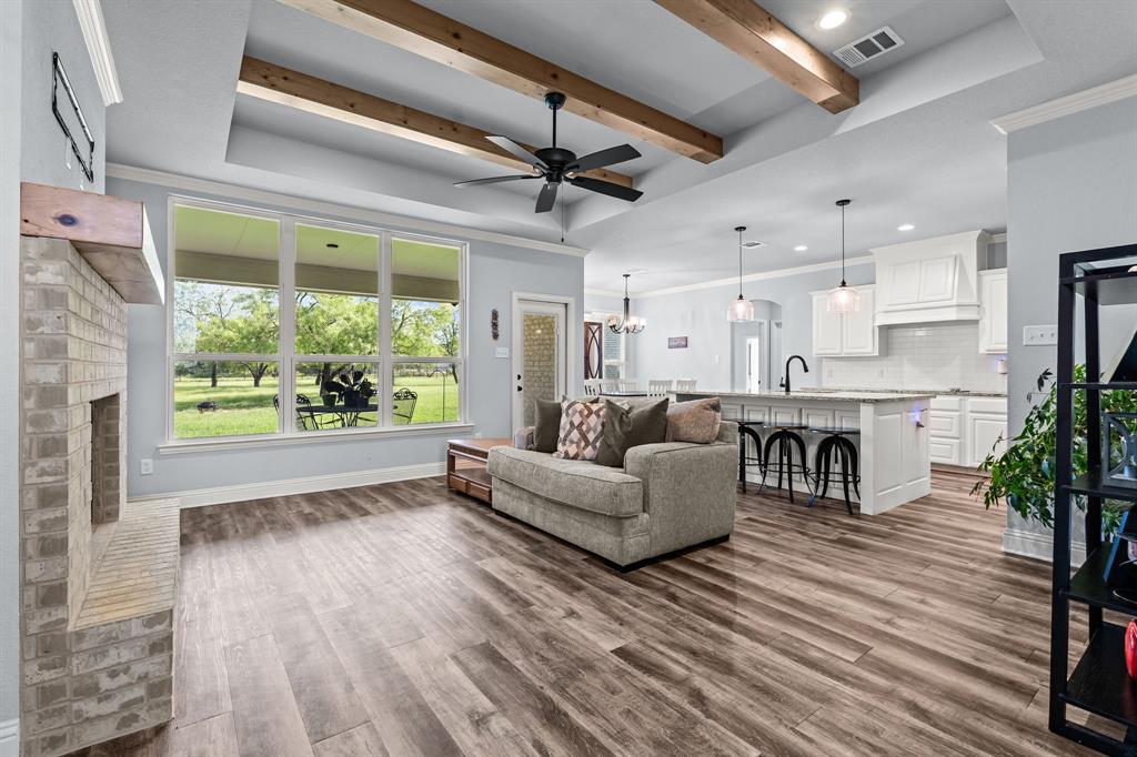 560 Wilson Bend Road Millsap, TX 76066 - Photo 13 of 38 Beautiful wood beam look!