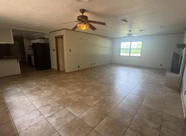 a view of a livingroom with a window