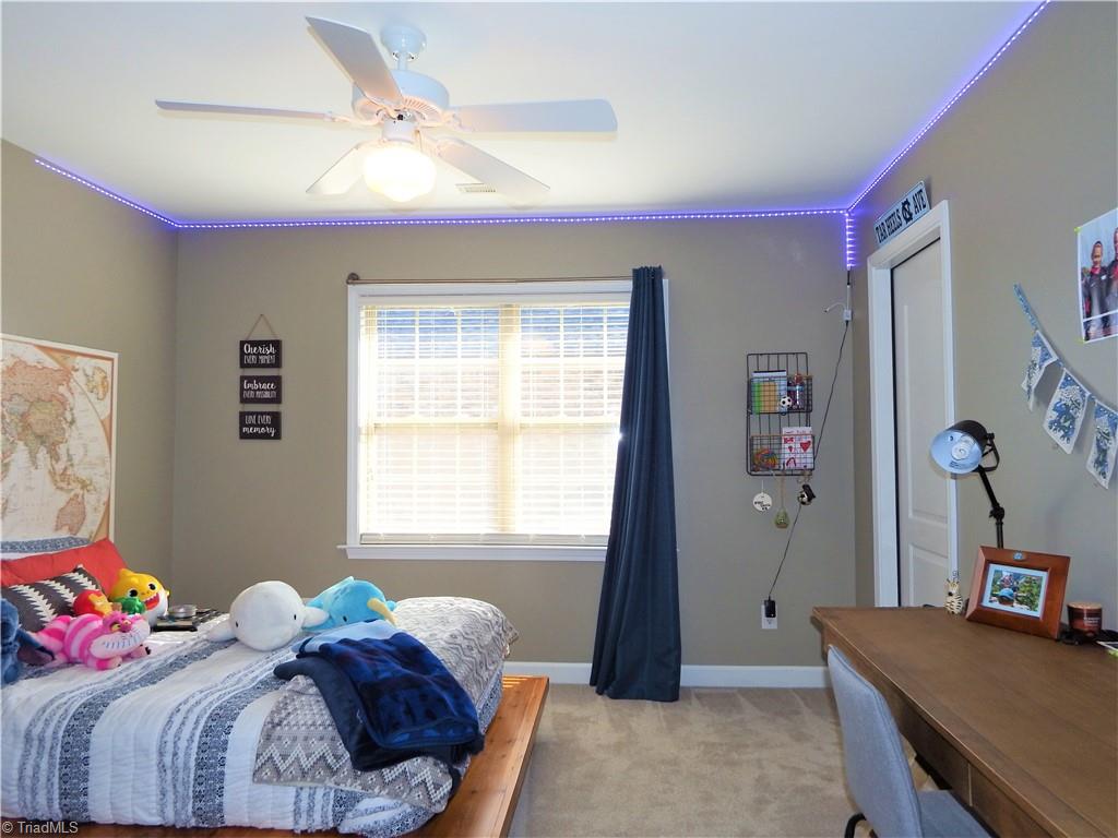 6650 Ridge Run Court Clemmons, NC 27012 - Photo 22 of 30 Upper Level Bedroom #4 w/ Walk In Closet