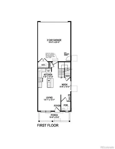 a picture of a floor plan