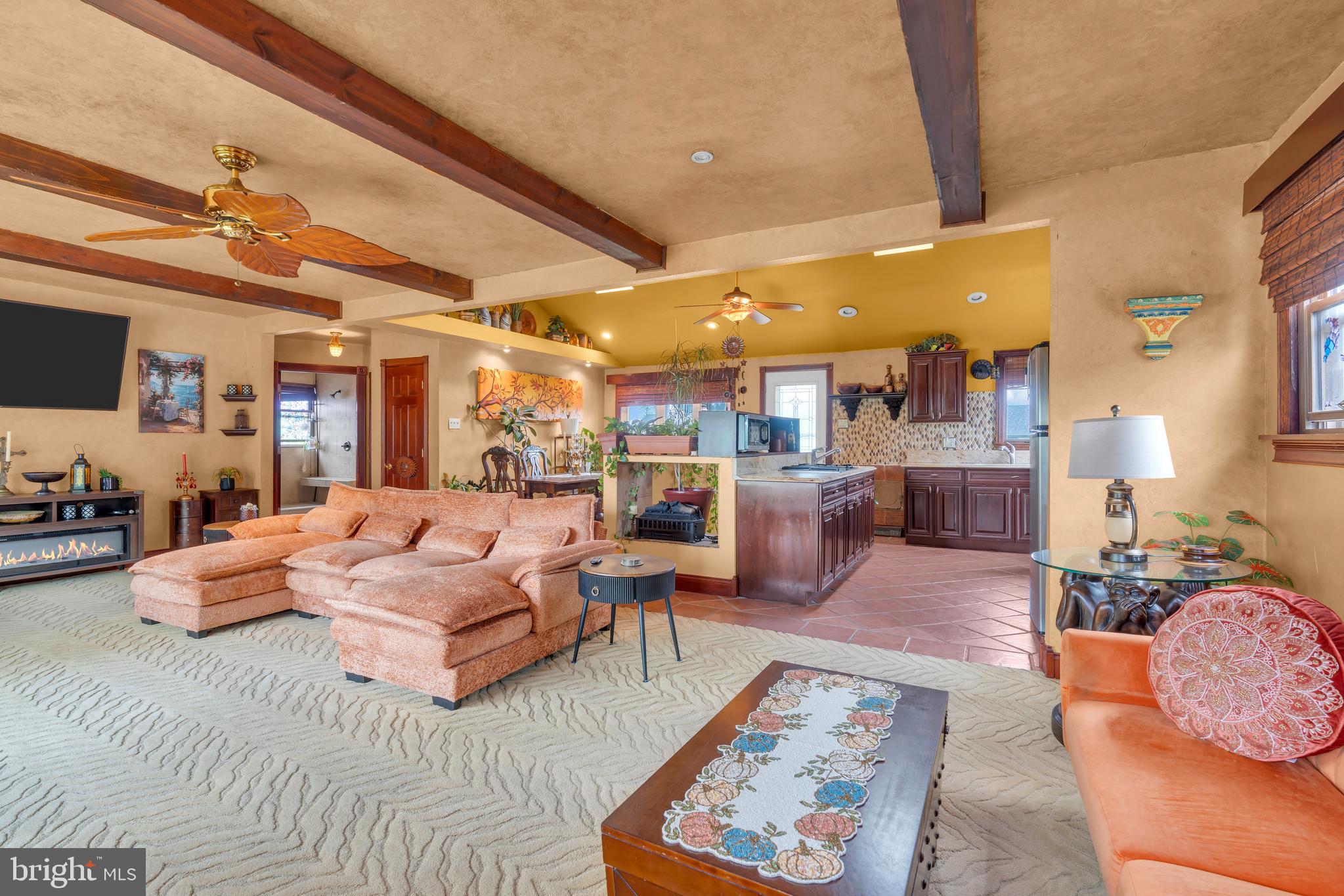 516 River Drive Riverside, NJ 08075 - Photo 10 of 82 a living room with furniture kitchen view and a table