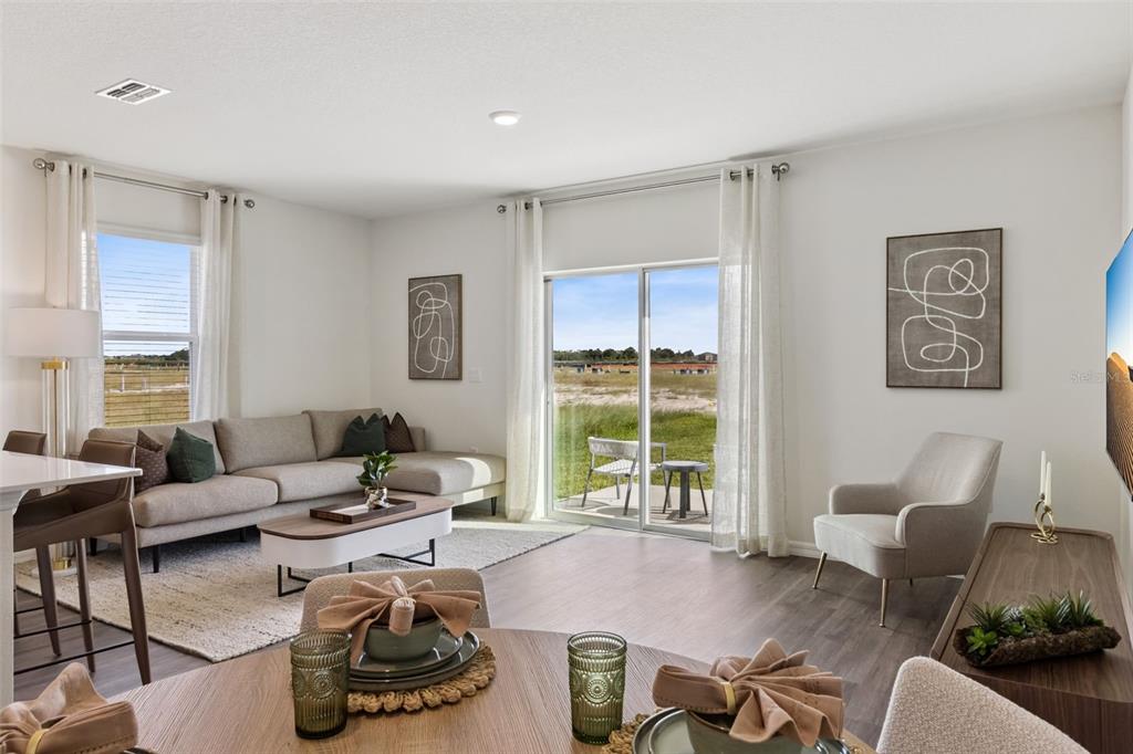 4356 Butterscotch Circle Lakeland, FL 33811 - Photo 16 of 30 a living room with furniture and a large window