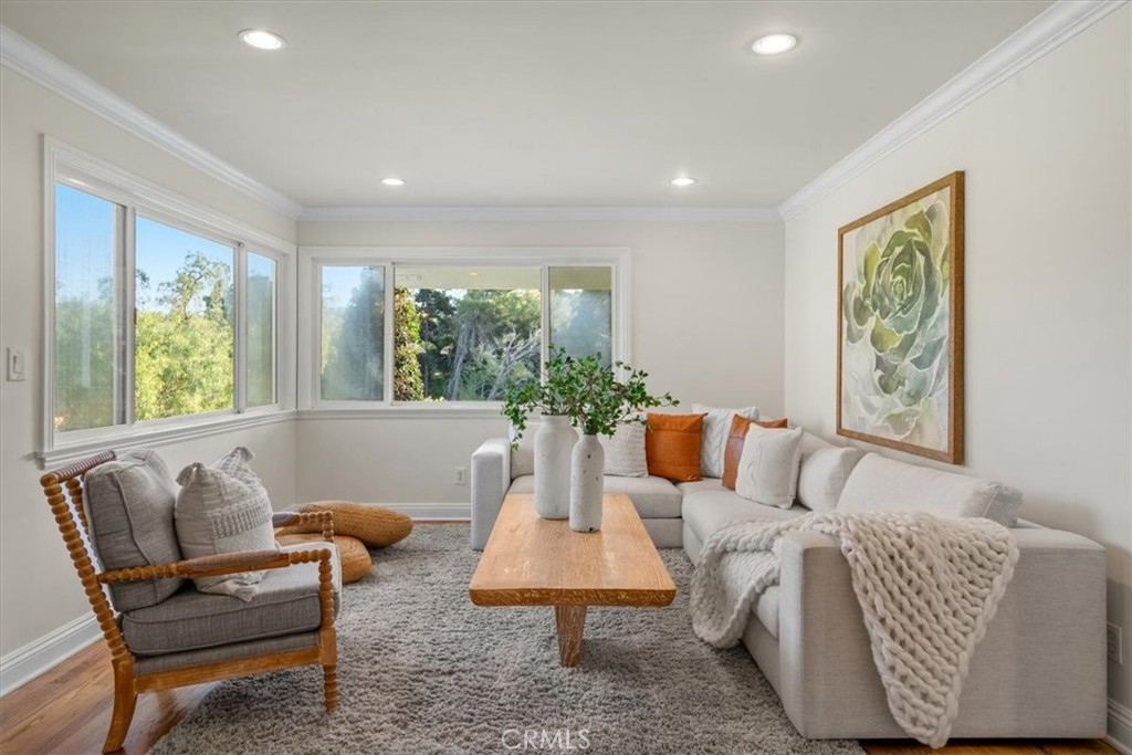 54 Ranchview Road Rolling Hills Estates, CA 90274 - Photo 19 of 60 a living room with furniture and a large window